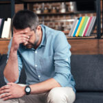Mann in der Midlife-Crisis